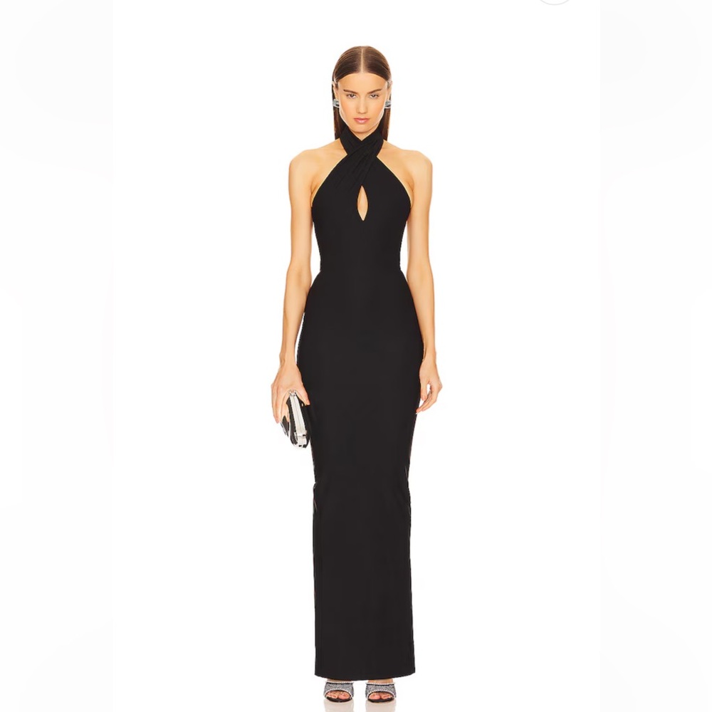 Revolve x Michael Costello Black Dress